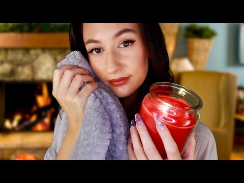 ASMR Extra Cozy Personal Attention for Sleep 🥰 Face Brushing, Tracing & Affirmations