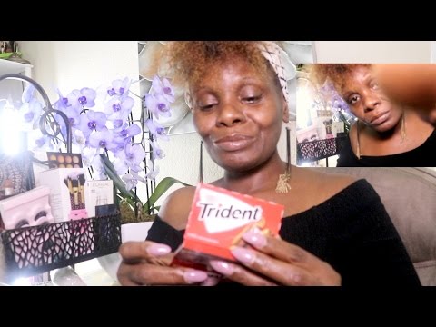 TRIDENT Chewing Gum ASMR Eating Sounds/Your MAKEUP