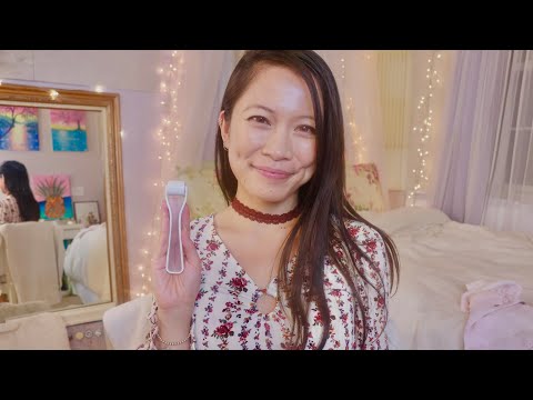 🌙 Spa Microneedling / Dermarolling Your Face / Collagen Induction Therapy ASMR 🌹