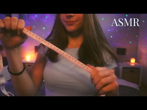 ASMR | Measuring You (Roleplay) (Personal Attention and Writing Sounds)