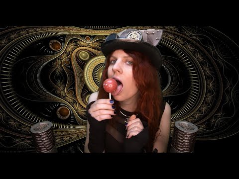 ASMR | Licking Big Red Monster Wunderball Lollipop (No Talking) | Eating Sounds