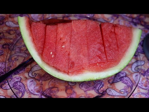 Salty Sweet Watermelon ASMR Eating Sounds