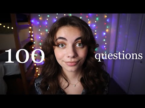 ASMR | 100 Questions For My 100th Video :)