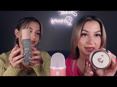 ASMR with my Twin 👯‍♀️ Layered triggers for Tingles ✨