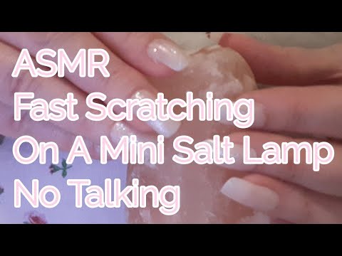 ASMR Fast Scratching On A Salt Lamp With Tapping(No Talking)