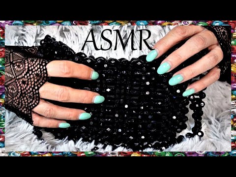 ASMR: Tapping and Scratching on Bead Purse (No Talking)