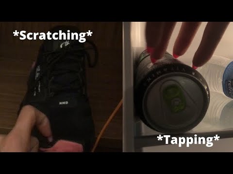 ASMR // no talking tapping & // scratching things around the room ✨- shoe scratching