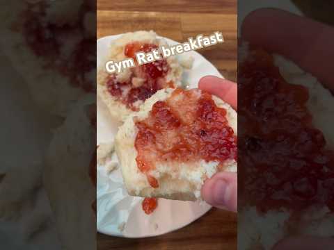 What I eat for breakfast as a lazy gym girl #food #viral #gym #workout