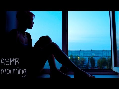 4k ASMR Sleep y morning. Visual asmr with eating and smoking in loneliness.
