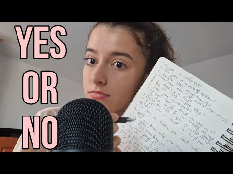 ASMR Friend needs you to answer 100 YES or NO questions(Roleplay,Personal Attention)