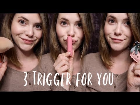 ASMR 3 Trigger für DICH ♥ Brushing ~ Tapping ~ Personal Attention | Asmr deutsch/german