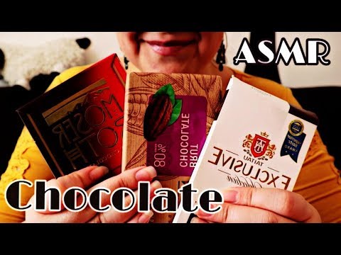 ASMR CZ /CZECH/ Čokoláda 🍫 tapping and scratching chocolate