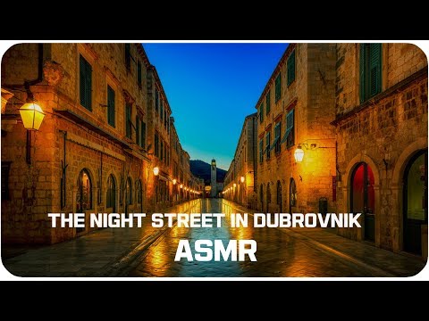 [ASMR] 두브로브니크의 밤거리/입체음향/The Night Street  in Dubrovnik/백색소음