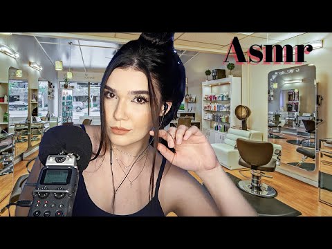 ASMR ROLEPLAY: SALÃO DE BELEZA TE DEIXANDO LOIRA - Naiane