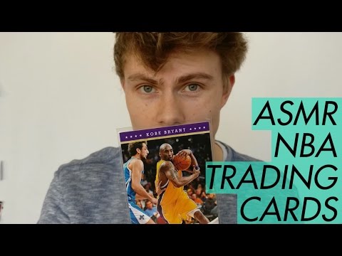 ASMR - NBA Trading Cards - Show and Tell with Male Whispering and Tapping