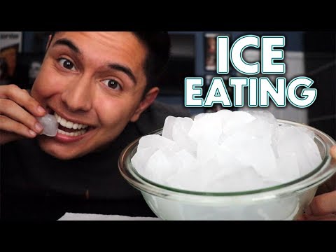 ASMR | Crunchy Ice Eating to Cool You Down Before Bed!
