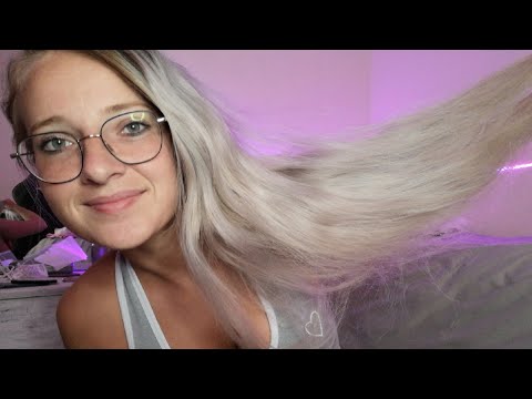 ~ASMR~ Brushing Out My Super Tangled Hair (tingly brushing sounds)