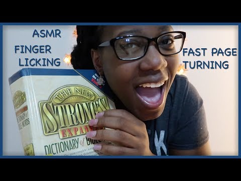 ASMR | FAST PAGE TURNING #2 | with FINGER LICKING |