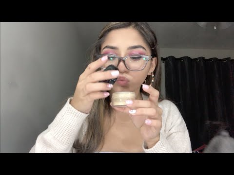 [ASMR] Doing my makeup in Spanish + Mouth Sounds