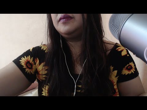 ASMR LIVE TAPPING, APPLICATION OF LIPSTICKS, MOUTH SOUNDS, TONGUE CLICKING AND HAND MOVEMENTS