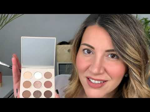 ASMR - Lo-fi Makeup application and review using COLOURPOP GOING COCONUTS PALETTE