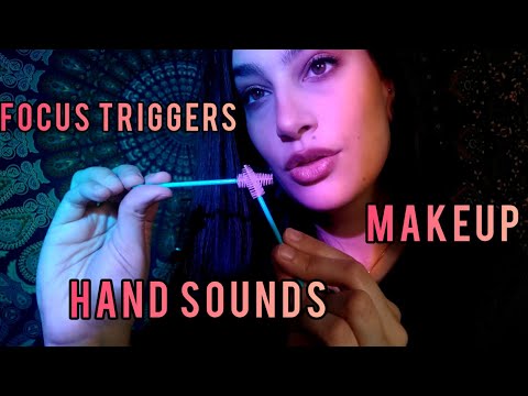 ASMR Fast & Aggressively Doing Your Makeup + Brushing, Focus Triggers & More (Timestamps)