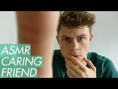 ASMR - Caring Friend Role Play - Personal Attention with Face Touching