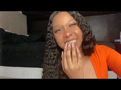 ASMR | Teeth Tapping + Nail Tapping ( mouth sounds ) ♡