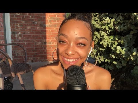 ASMR | Finding Different ASMR Triggers OUTSIDE ☀️