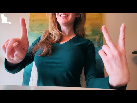 ASMR - Counting and Tapping, Soft Spoken (with Manta Sleep!)