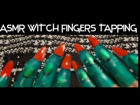 ASMR Halloween Witch Fingers Tapping on the Camera   Halloween Vibes!!!
