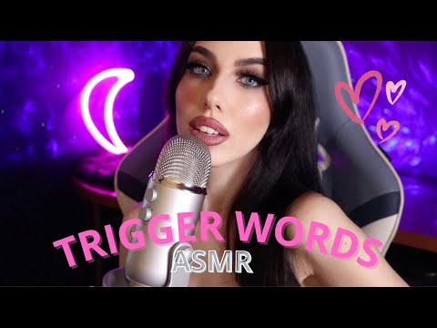 ASMR - Intense Breathy Whispers (repeating tingly trigger words)