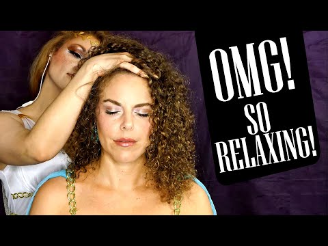 ASMR 😱 OMG! Beautiful Greek Goddess 💕 Ultra Relaxing Scalp Massage, Corrina & Sarah