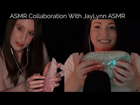 ASMR Scratching, Tapping & Crinkles| Layered Sounds| COLLAB with JayLynn ASMR