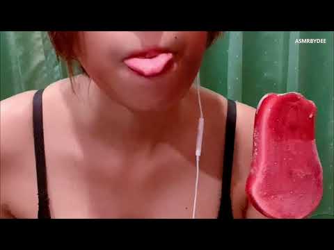ASMR Licking Ice Cream Intensely 😋😋