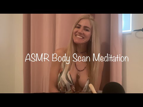 ASMR Body Scan Meditation (Soft Spoken, Crackles, Smoke, 🔥)