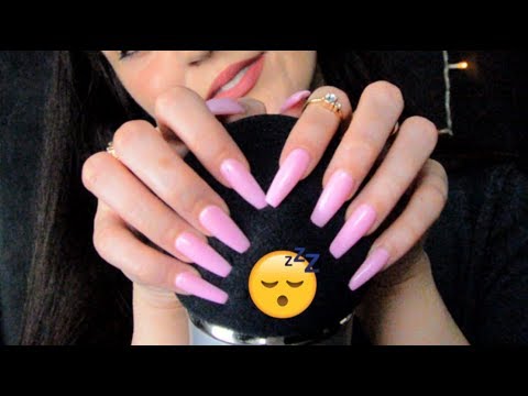 ASMR Slow and Fast Deep Brain Scratching w/ Long Nails 🤤😴
