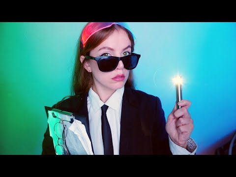 ASMR MEN IN BLACK roleplay en español INTERROGATORIO Y CONTROL HOMBRES DE NEGRO