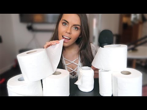 ASMR - EATING TOILET PAPER 😱🧻 (EDIBLE PRANK)