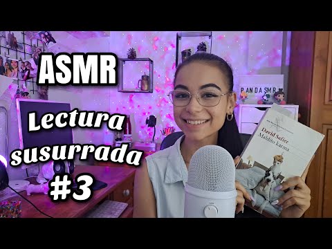 ASMR LECTURA SUSURRADA! #3📚Libro Maldito Karma | ASMR en español | ASMR para dormir | Pandasmr