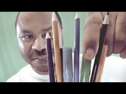 [ASMR] Coloring YOUR Face with Markers and Pencils