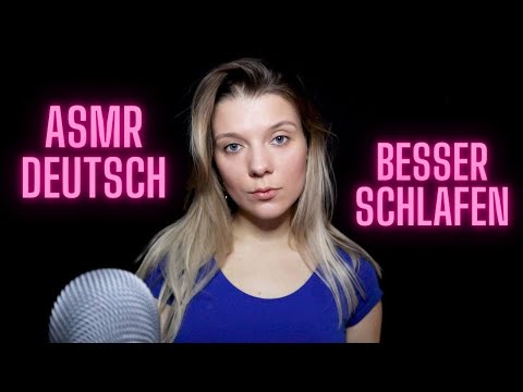 German ASMR Möchtest du schneller einschlafen?