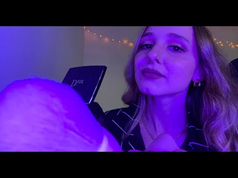 ASMR ✨ Doing Your Makeup ✨ LOFI Personal Attention, Layered Sounds, Mouth Sounds