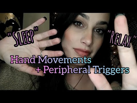 ASMR Fast Hand Movements & Hand Sounds w/ Peripherals + Word Repitition (CV for Megan)
