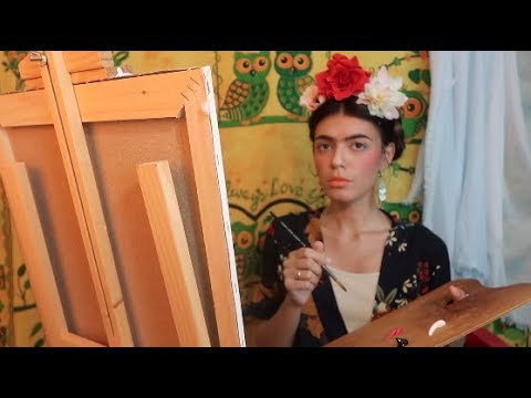 ASMR | Frida Kahlo's Painting Session 🎨