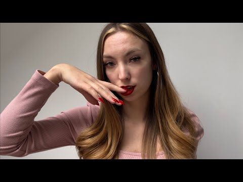 ASMR but my favorite triggers🔥 (glass tapping, tongue swirls, book tapping) german/deutsch