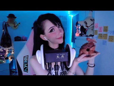 ASMR ☾ 𝒄𝒍𝒐𝒔𝒆 𝑬𝒂𝒓 𝒕𝒓𝒊𝒈𝒈𝒆𝒓𝒔 𝒇𝒐𝒓 𝒚𝒐𝒖𝒓 𝑺𝒍𝒆𝒆𝒑 [3Dio ear blowing, reverb frog, q-tips & more]