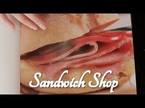 ASMR Waitress Role Play (At a Sandwich Shop)