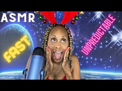 ASMR Fast and Unpredictable ⚡️Mouth Sounds 🎄