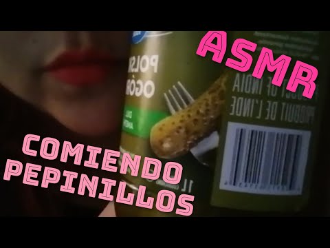 ASMR-Comiendo Pepinillos/Eatingsounds | Mouthsounds(enfermita🤧)